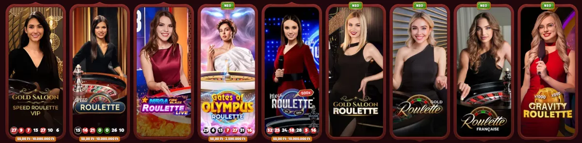 Επιτραπέζια παιχνίδια του Magius Casino